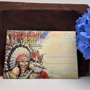 Vintage Postcard Booklet of The Mohawk Trail Thru The Berkshires Mass